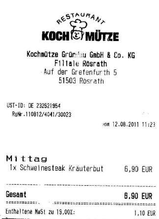 fttn Hffner Kochmtze Restaurant